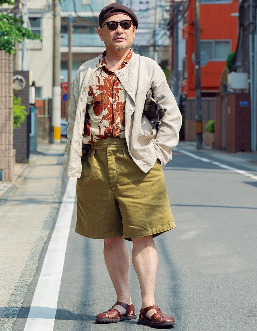 街角で見つけた“男のブラウン”コーデ8選！今夏トレンドカラーを渋く着こなす方法は…… - 3枚目の画像