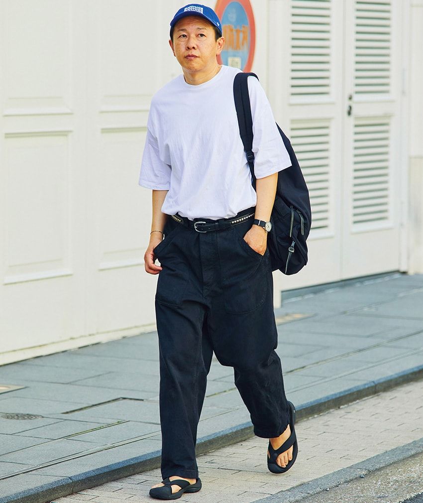 大人キャップの新常識「浅めに被って明るく、軽快に」。街角の14人のコーデに見る最新事情 - 8枚目の画像