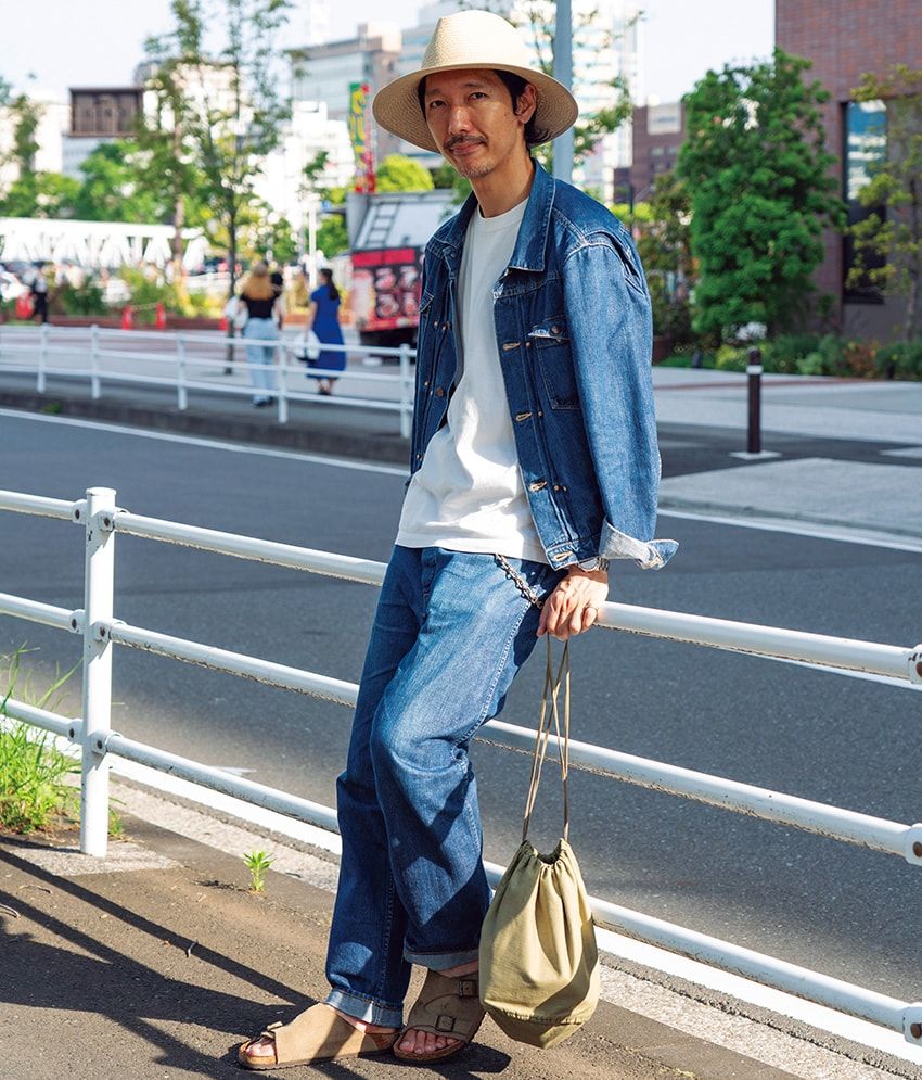 大人の夏ハットは「幅広ブリムでアクセント」が新常識！街角の体現者9名をスナップ - 9枚目の画像