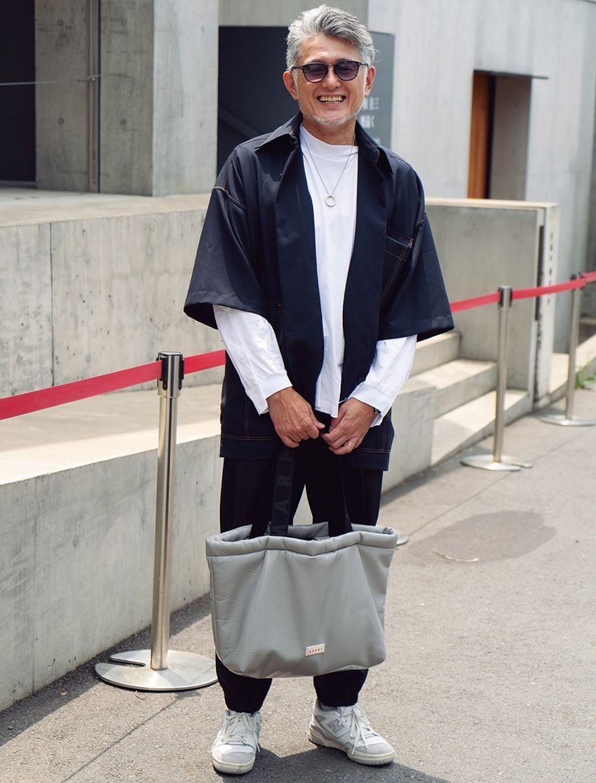 最短でコーデに統一感を！“ブランド揃え”で巧みに着こなす街角の6人 - 2枚目の画像