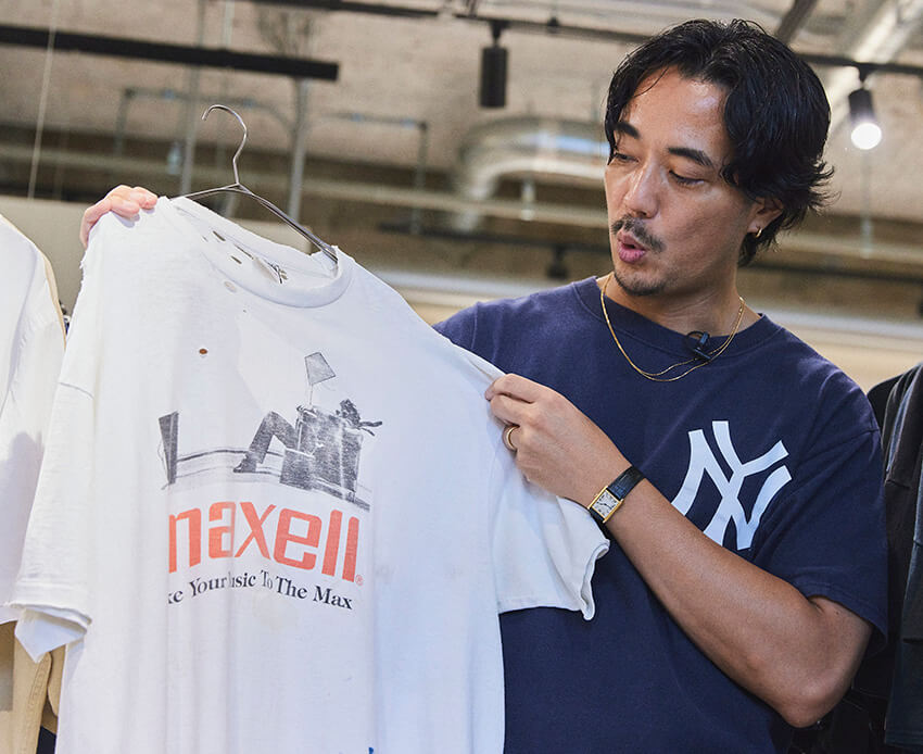 デザイナー鈴木真悟が惚れた大人のユーロ古着。初秋に使えるTシャツ デザイナー鈴木真悟が惚れた大人のユーロ古着。初秋に使えるTシャツ