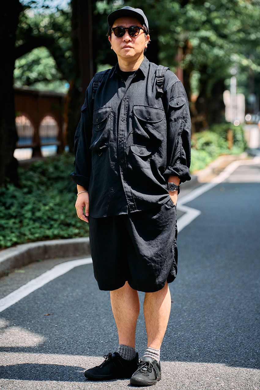 大人の短パンスタイルは“ワントーン”が鉄則！ 街角で出会ったお洒落猛者3人のコーデ例 - 5枚目の画像