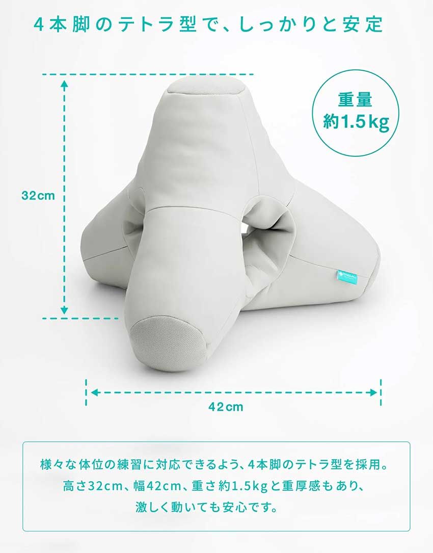 狩野英孝さんも注目の“セックスが上手くなるクッション”!? SNSで話題の「トレーニング テトラ」 - 2枚目の画像