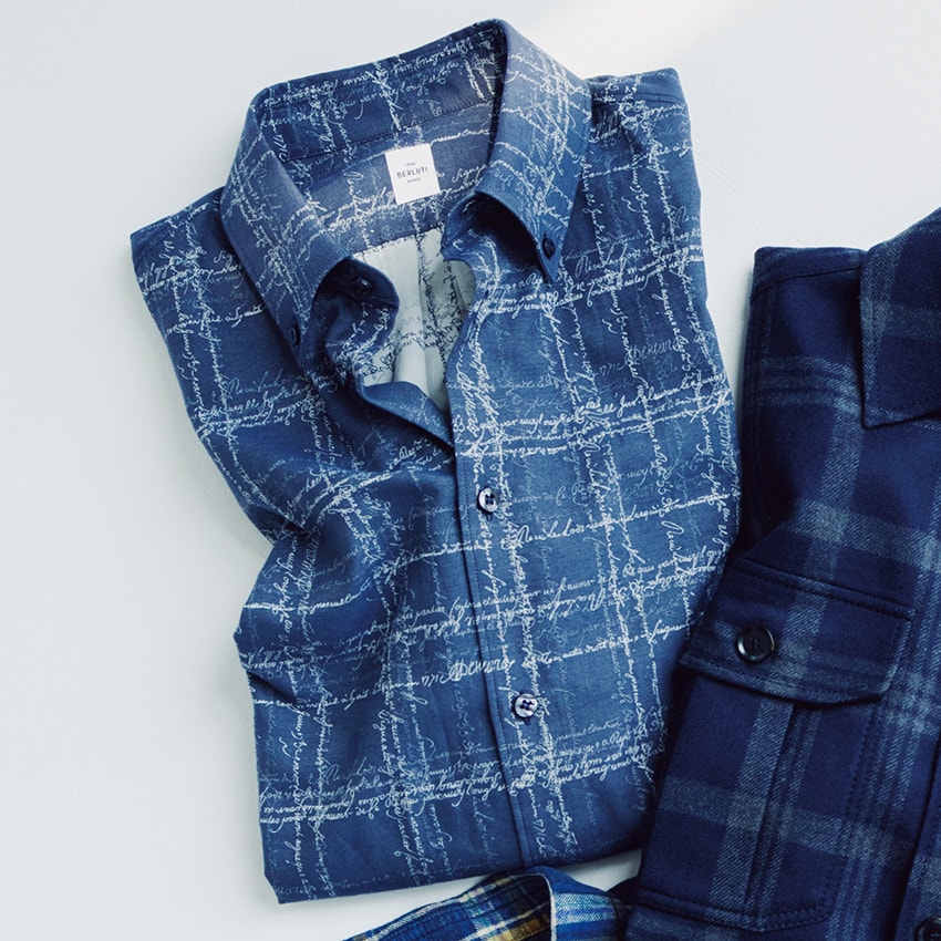 ベルルッティ、セリーヌetc. まんまアメカジから脱却する“青い