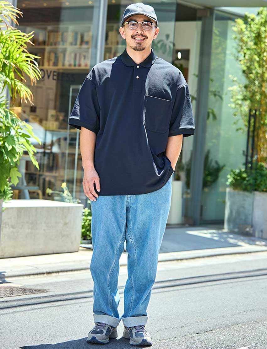 街角のデニムトレンド「アイスブルー×ワイドシルエット」を体現した3名の好サンプル - 3枚目の画像