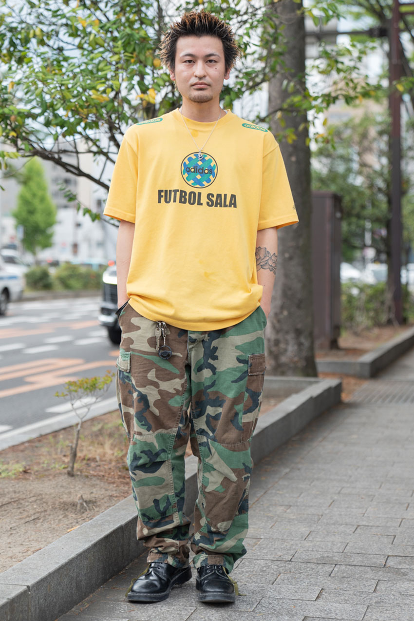 カモフラージュ ワークパンツ メルトンシャツ カモフラパンツ」復権