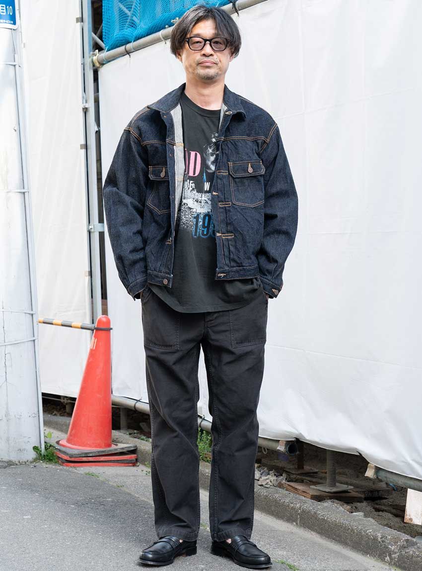 【30〜50代】デニムジャケットが似合う3人の男たち。カーハート、A.P.C.etc.愛用ブランドをスナップで - 6枚目の画像