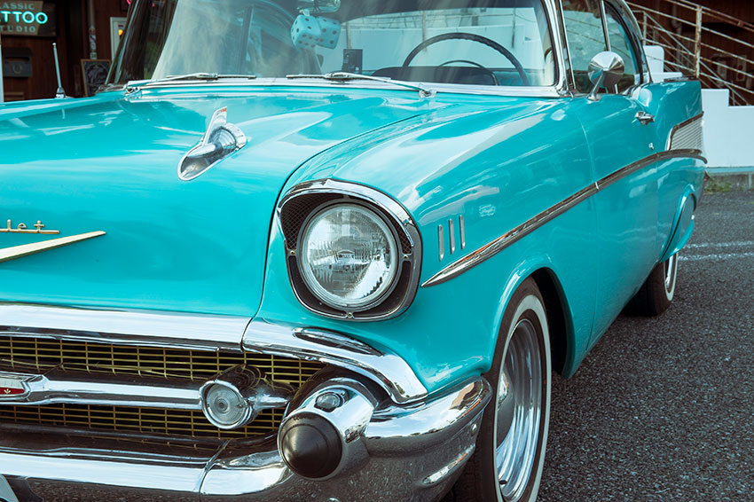 10代の夢が現実に。最高傑作「シボレー ベルエア」とタトゥー