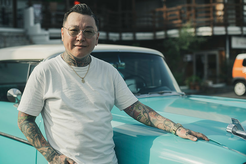 10代の夢が現実に。最高傑作「シボレー ベルエア」とタトゥー