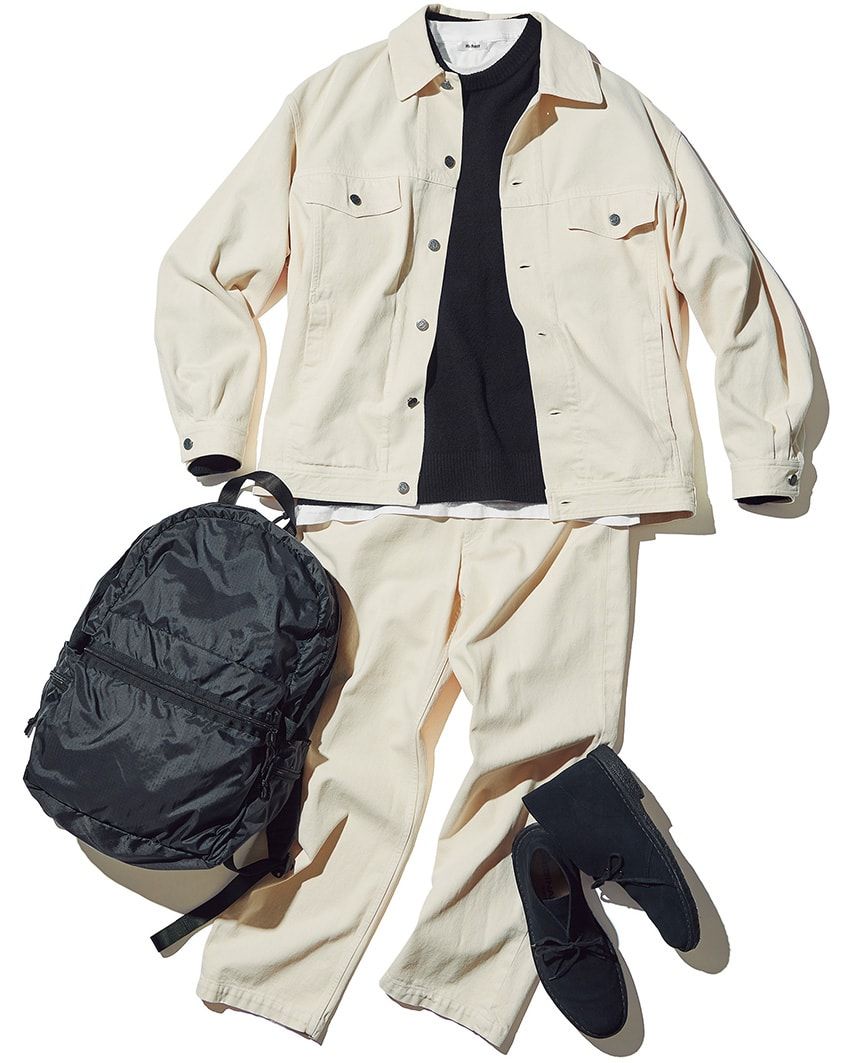 デニムを“ナチュラルカラー”で優しい印象に。この時季に役立つカーデ＆Gジャンで実践！ - 2枚目の画像