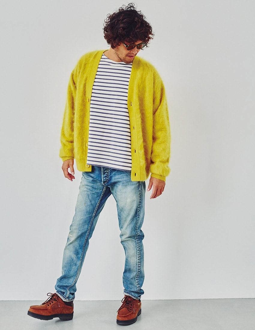 デニムは“季節の素材”で差をつけろ！モヘアにコーデュロイ、ベルベットも◎ - 4枚目の画像