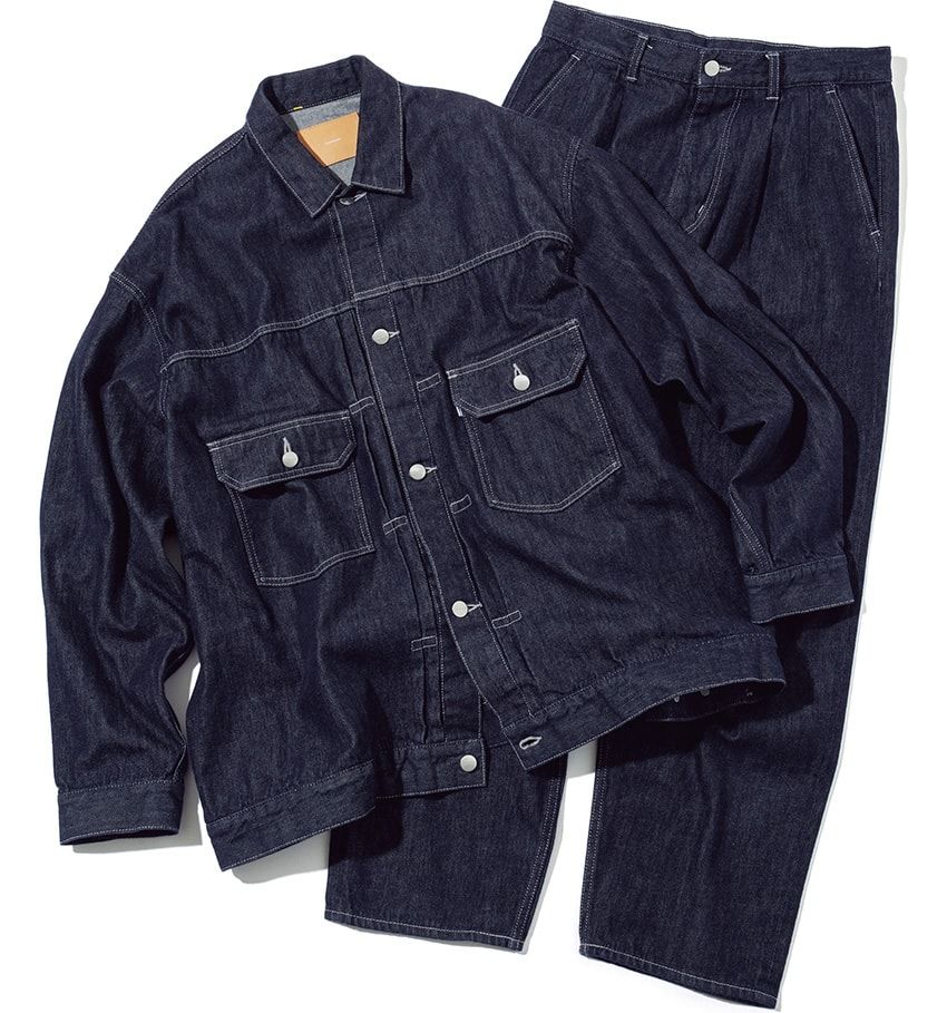 白デニムにシャツ、セットアップも！想像の上をゆく“絶妙アレンジ系”デニムが集結 - 4枚目の画像