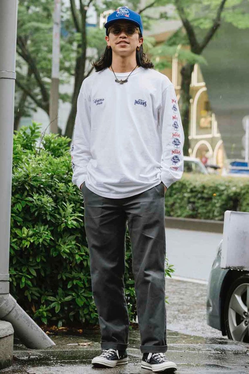 “ワークパンツ”コーデ集3選！街角の洒落者が選んだブランドはディッキーズ、レッドキャップetc. - 3枚目の画像