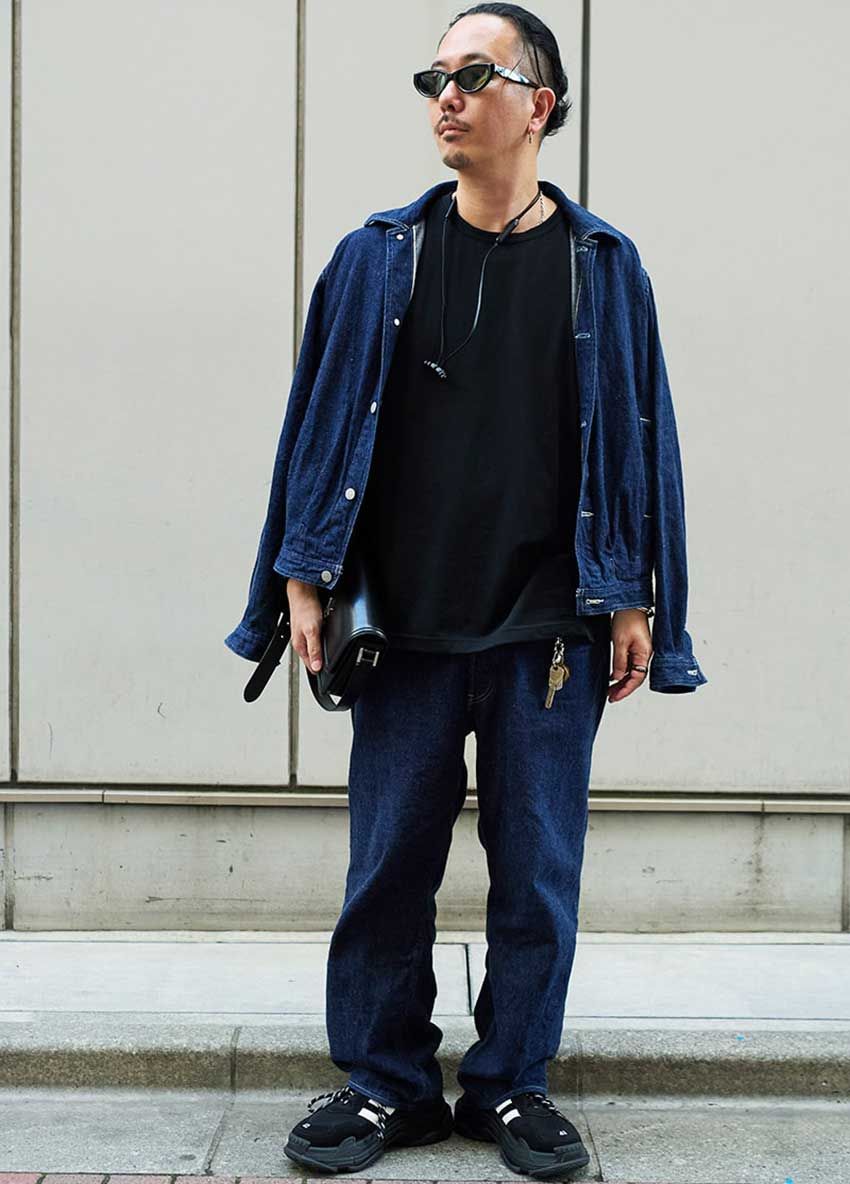 秋に真似たい「デニムonデニム」。洒落者3人に共通したアクセサリーで味付けの法則 - 9枚目の画像