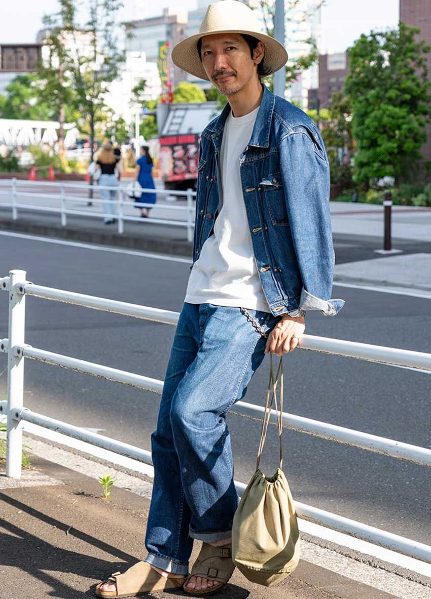 秋に真似たい「デニムonデニム」。洒落者3人に共通したアクセサリーで味付けの法則 - 5枚目の画像