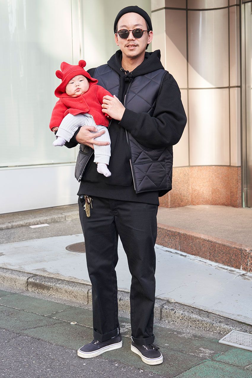 ファミリーファッションにはベストがおすすめ！ 動きやすさと暖かさを両立させた3人のコーデ例 - 6枚目の画像