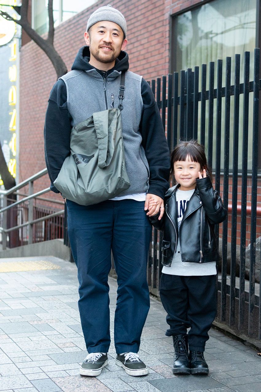 ファミリーファッションにはベストがおすすめ！ 動きやすさと暖かさを両立させた3人のコーデ例 - 10枚目の画像