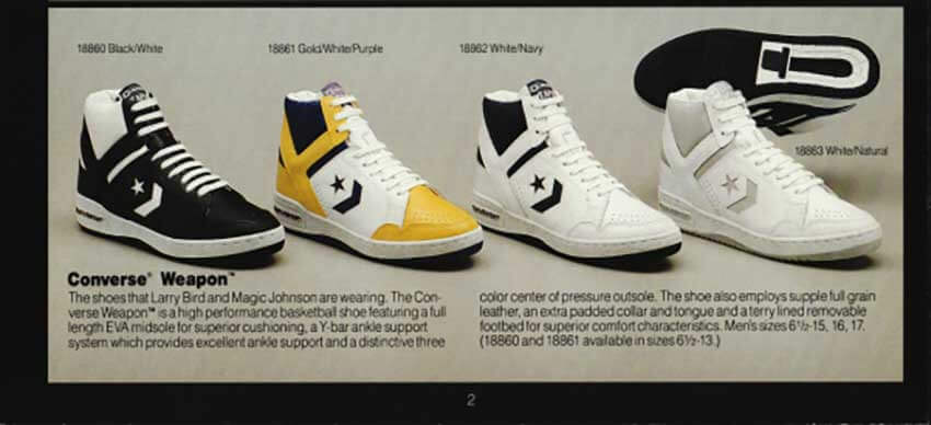 発売2年で400万足を売り上げた伝説スニーカー、コンバース「ウエポン