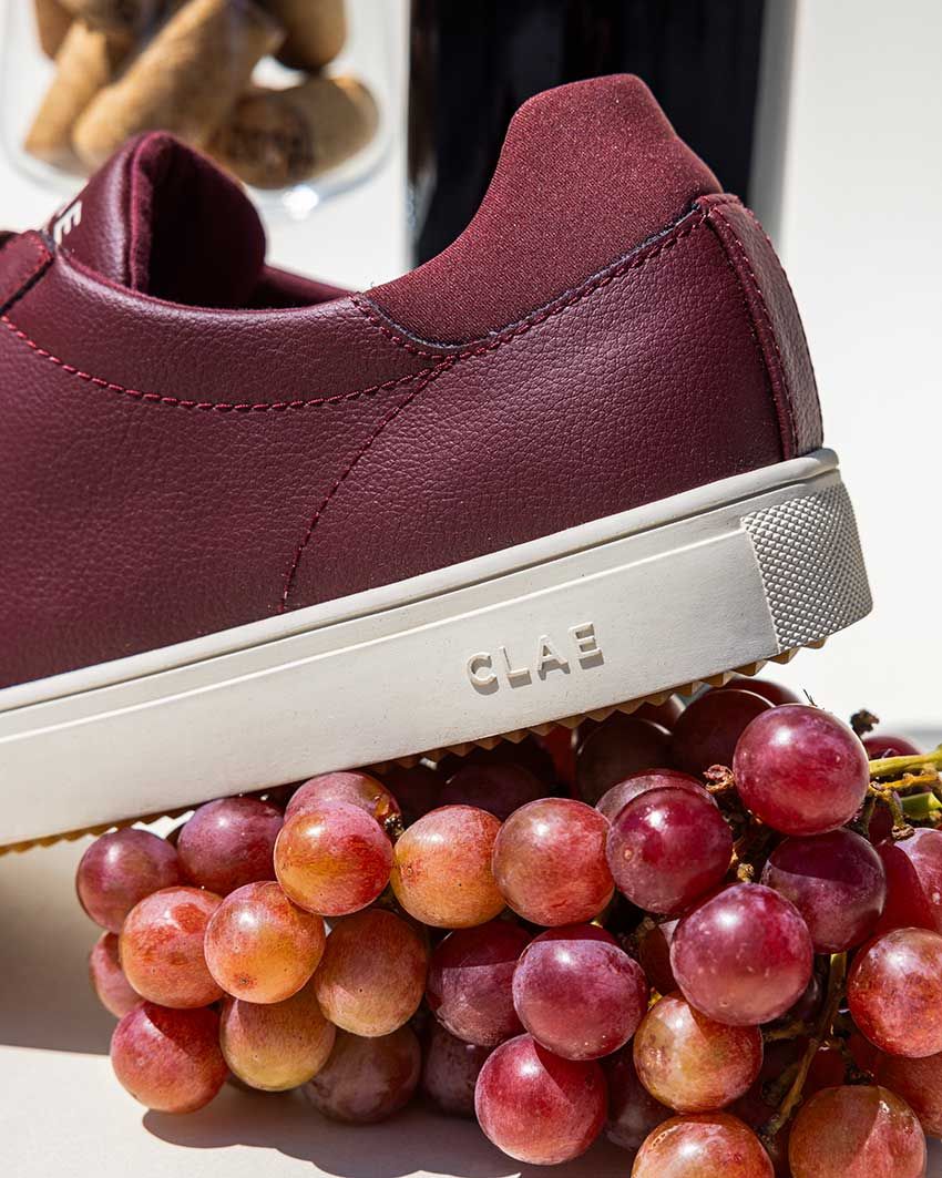 クレイの新作スニーカーはワインの製造過程で用いた“ブドウ”が原料！自然抗菌機能を持つコルクインソールも搭載 - 3枚目の画像