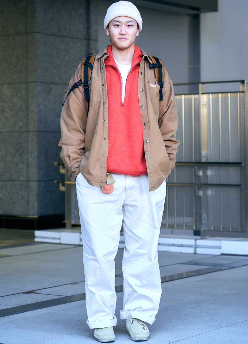 秋の人気アウターは「カーハート」！街角のリアルコーデ3選に見る“使い勝手の良さ” - 8枚目の画像