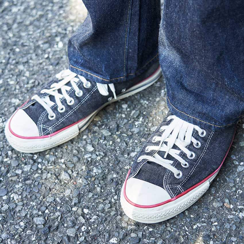 デニムパンツ コンバース デニム 希少品 美品 CONVERSE TOKYO KURO