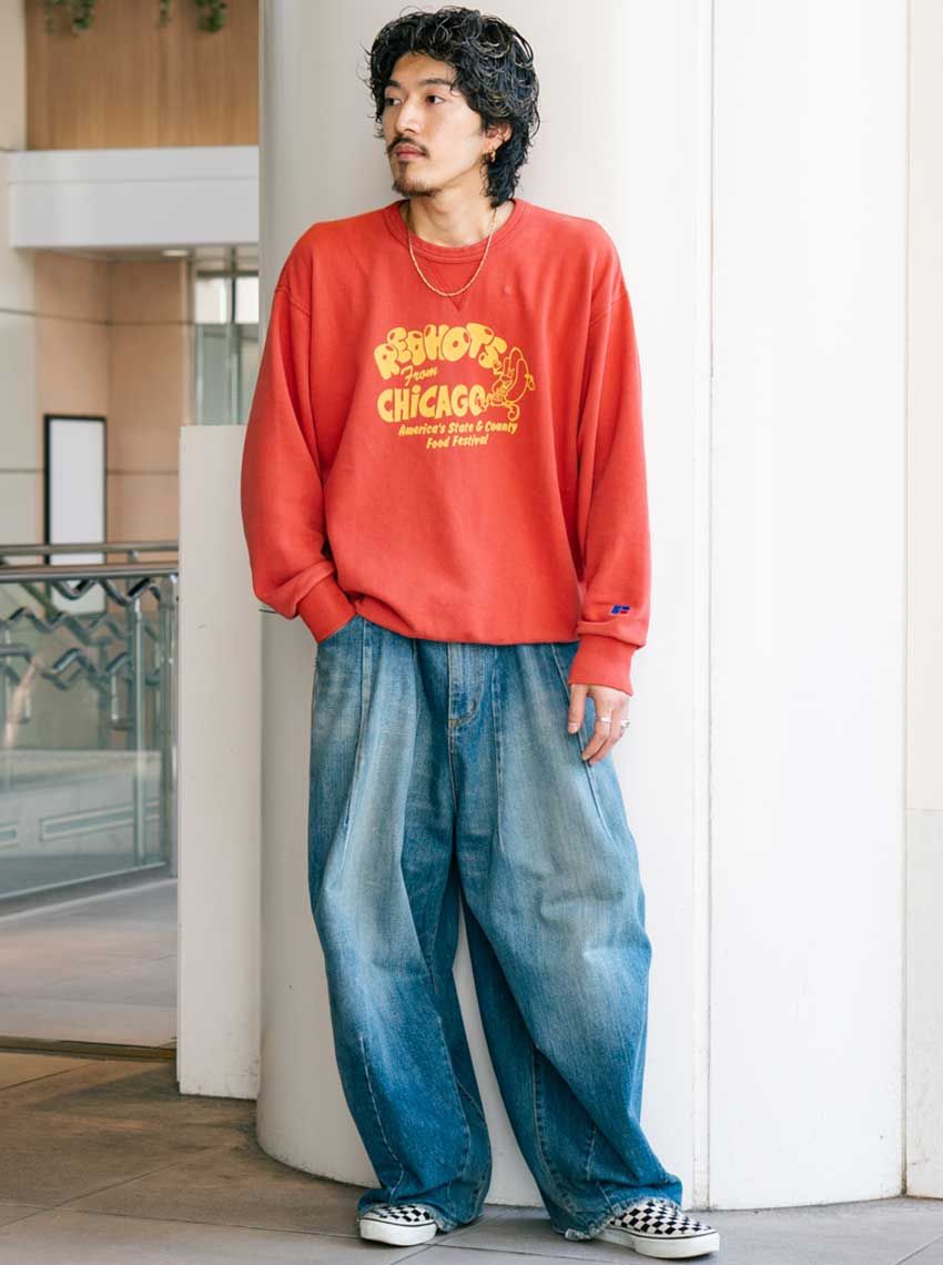 3人の洒落者が実践した「バギーパンツ」攻略法！ 極太でも“キチンと見え”するコーデ術 - 6枚目の画像