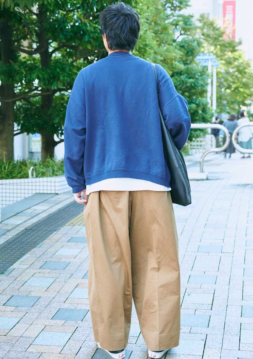 3人の洒落者が実践した「バギーパンツ」攻略法！ 極太でも“キチンと見え”するコーデ術 - 5枚目の画像
