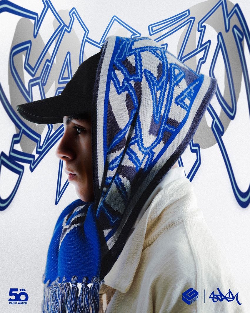 カシオ時計事業50周年を祝う“着るGショック”。新作はグラフィティ界の伝説「STASH」コラボ - 16枚目の画像