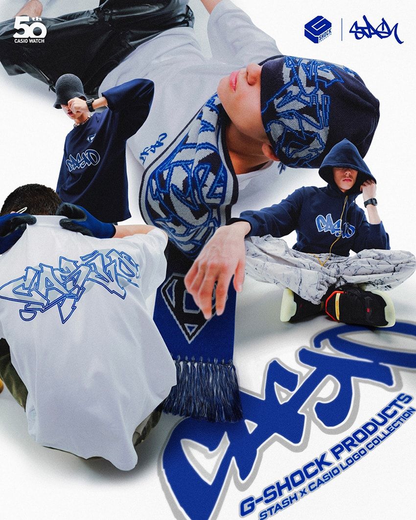 カシオ時計事業50周年を祝う“着るGショック”。新作はグラフィティ界の伝説「STASH」コラボ - 13枚目の画像