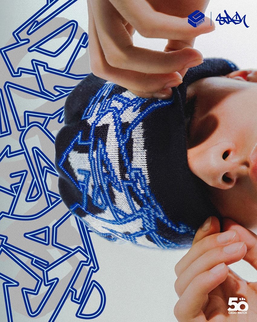 カシオ時計事業50周年を祝う“着るGショック”。新作はグラフィティ界の伝説「STASH」コラボ - 18枚目の画像