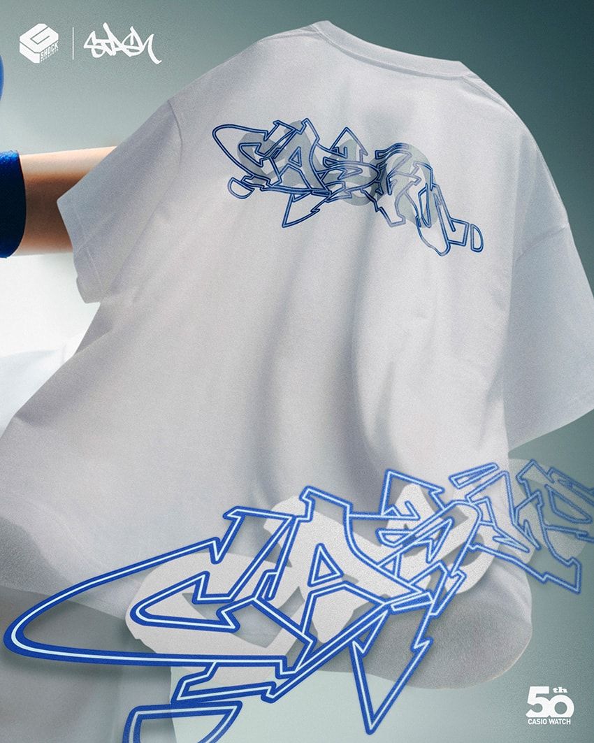 カシオ時計事業50周年を祝う“着るGショック”。新作はグラフィティ界の伝説「STASH」コラボ - 20枚目の画像