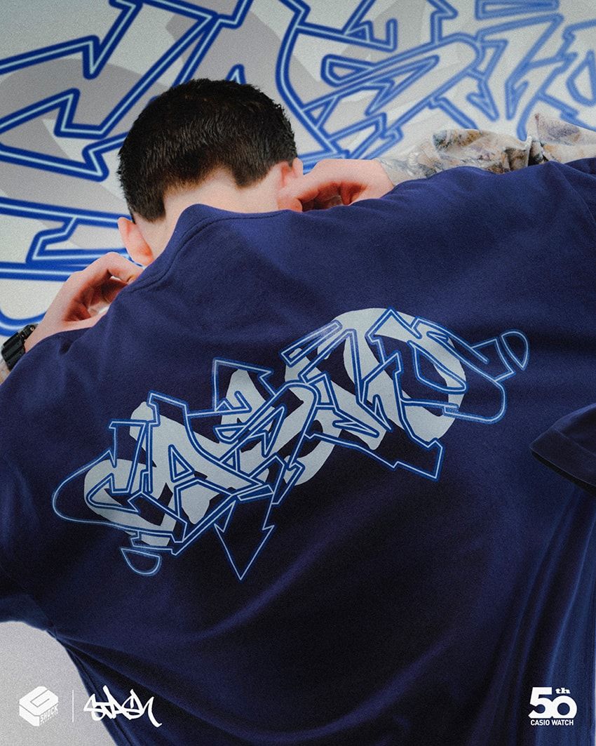 カシオ時計事業50周年を祝う“着るGショック”。新作はグラフィティ界の伝説「STASH」コラボ - 21枚目の画像