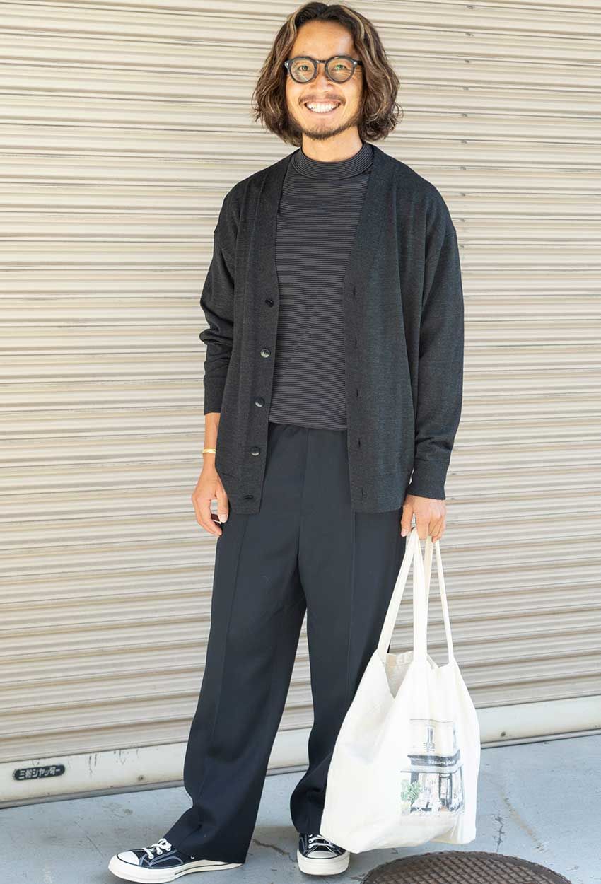 ユニクロ、無印良品、バトナー。街の男たちが選ぶ「シンプルニット」の着こなし3選！ - 6枚目の画像