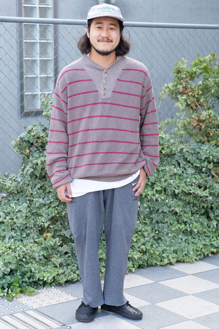 「ニットはボーダーでカジュアルに！」を体現した3人のスナップ。着こなしが洒落るコツ紹介 - 2枚目の画像