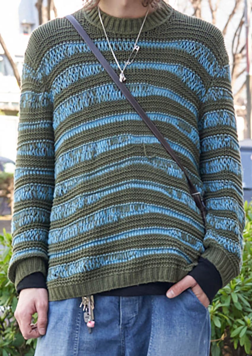 「ニットはボーダーでカジュアルに！」を体現した3人のスナップ。着こなしが洒落るコツ紹介 - 10枚目の画像