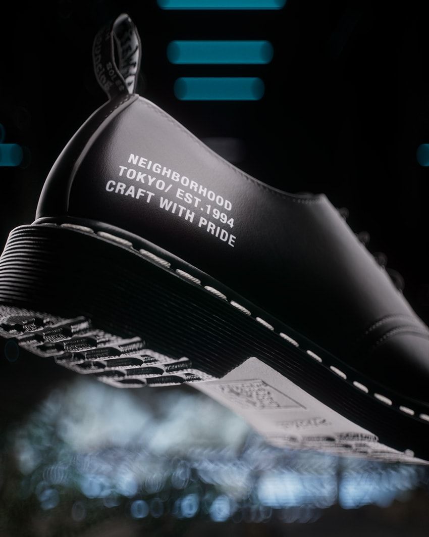 「ネイバーフッド × ドクターマーチン」第3弾！ローファーと4アイレットシューズが登場 - 9枚目の画像