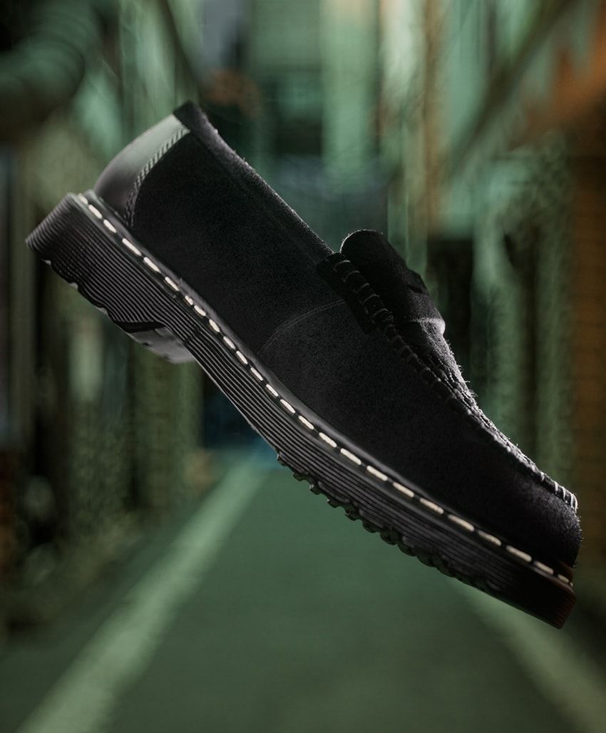 「ネイバーフッド × ドクターマーチン」第3弾！ローファーと4アイレットシューズが登場 - 4枚目の画像