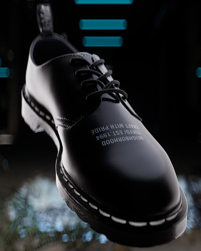 「ネイバーフッド × ドクターマーチン」第3弾！ローファーと4アイレットシューズが登場 - 10枚目の画像