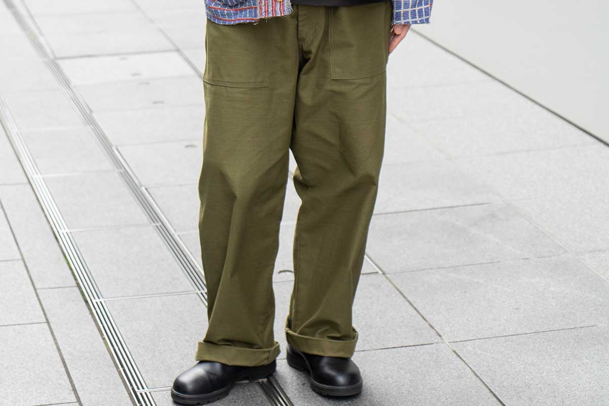 ohal(オハル)　軍パン　カーゴパンツ　ミリタリーパンツ　リメイク d7673ad6616caabbe892635ff615ee