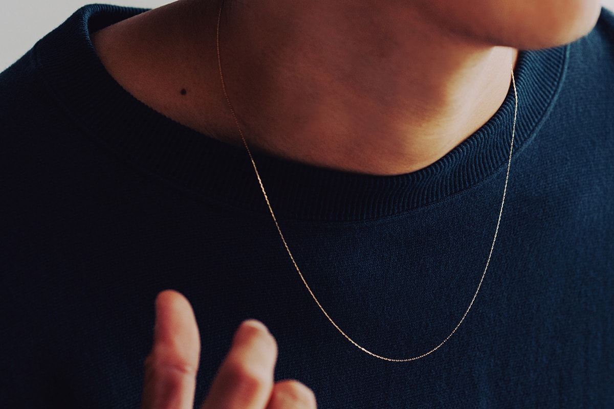 オーシャンズ掲載 NEEDIS K18 ネックレス　チェーン 50cm 極美品 オーシャンズ掲載 NEEDIS K18 ネックレス チェーン 50cm 極美品