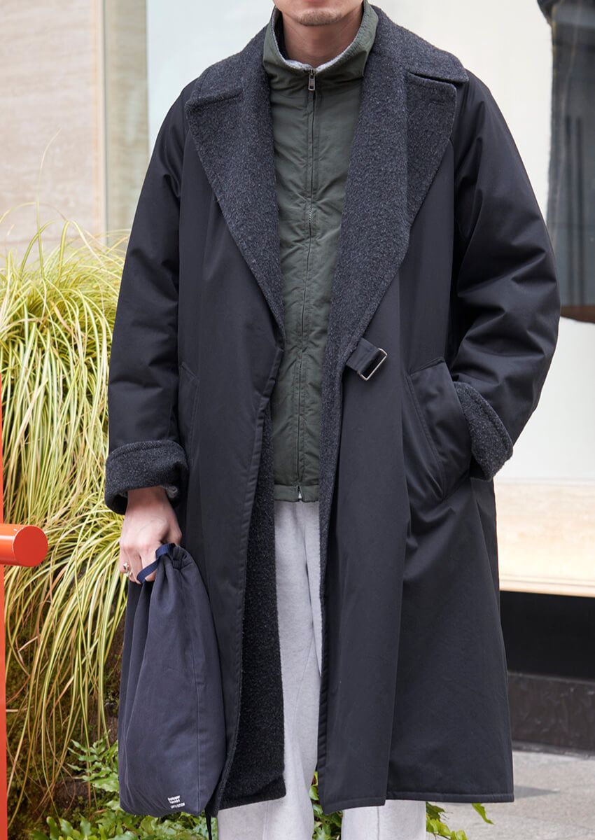 好相性“ロングコート×インナーダウン”。長短のバランス感覚で洗練さを纏った3好例 - 15枚目の画像