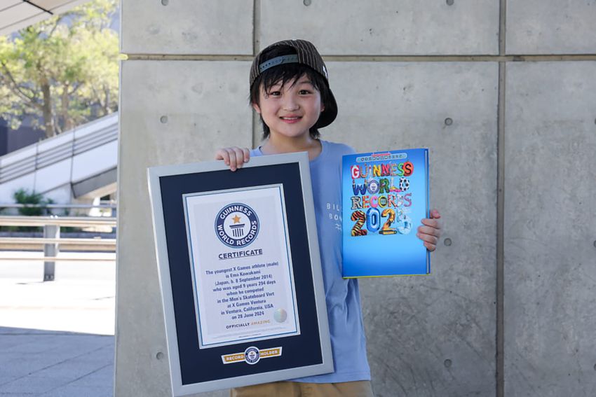 X Gamesにも出場。小学4年生の天才スケーターが、3つのギネス世界記録™を樹立！ - 4枚目の画像