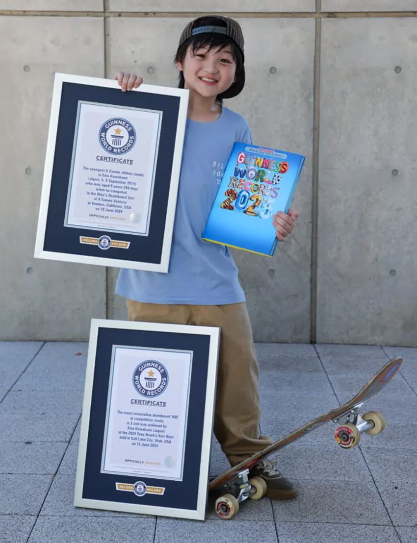 X Gamesにも出場。小学4年生の天才スケーターが、3つのギネス世界記録™を樹立！ - 15枚目の画像