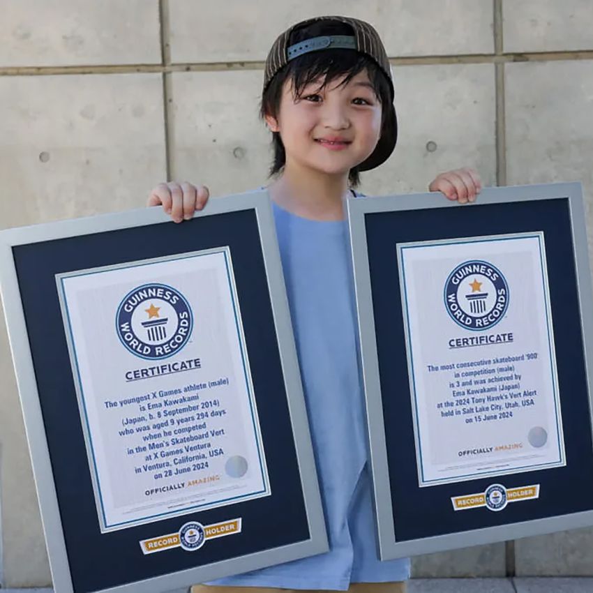 X Gamesにも出場。小学4年生の天才スケーターが、3つのギネス世界記録™を樹立！ - 8枚目の画像