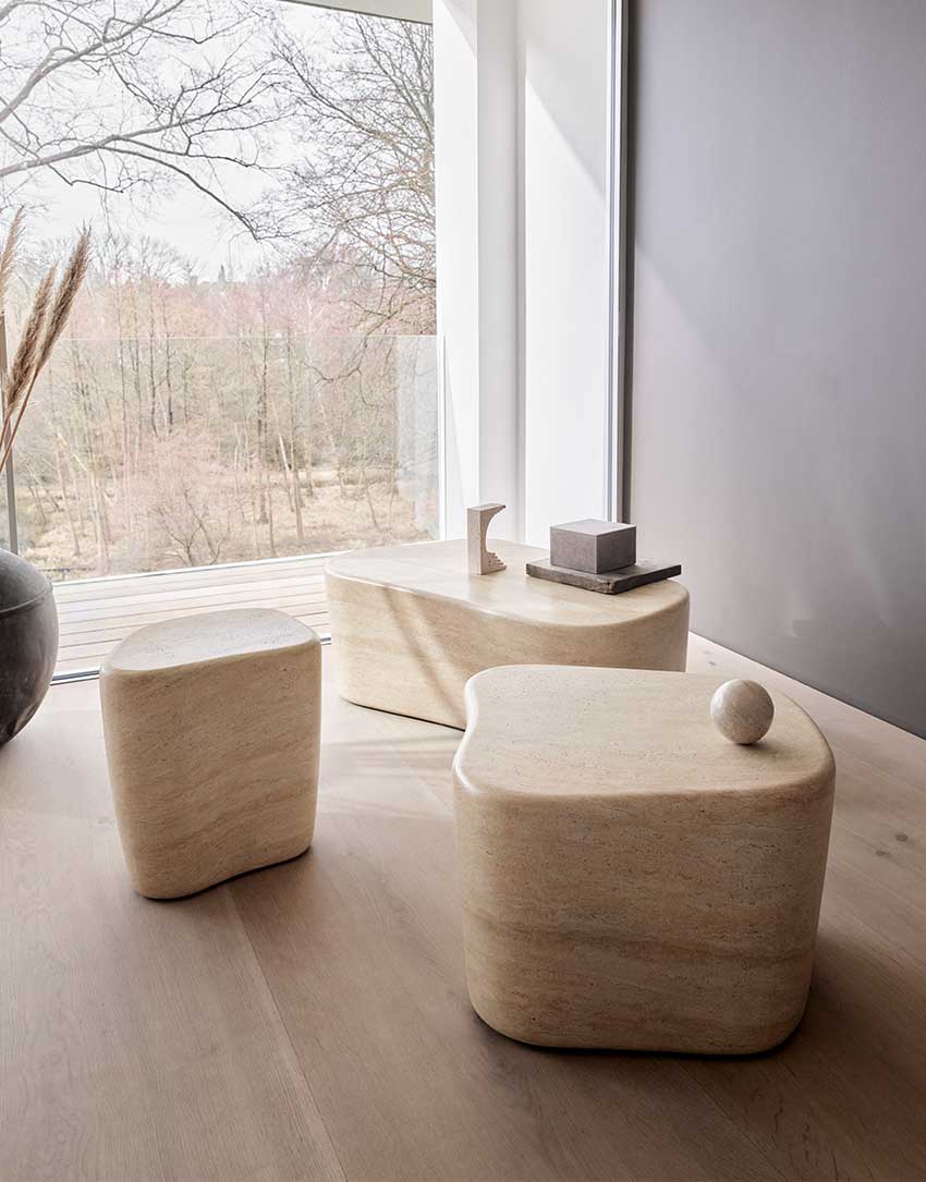 これって……石？「ボーコンセプト」の新作に見る“オーガニックシェイプ