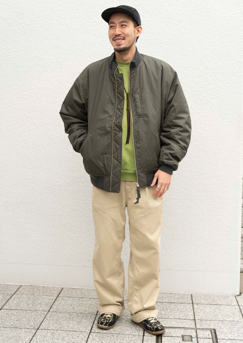 “脱・コテコテ”！ 3人のお洒落巧者から学ぶ「ミリタリーアウター」をマイルドに着る方法 - 2枚目の画像