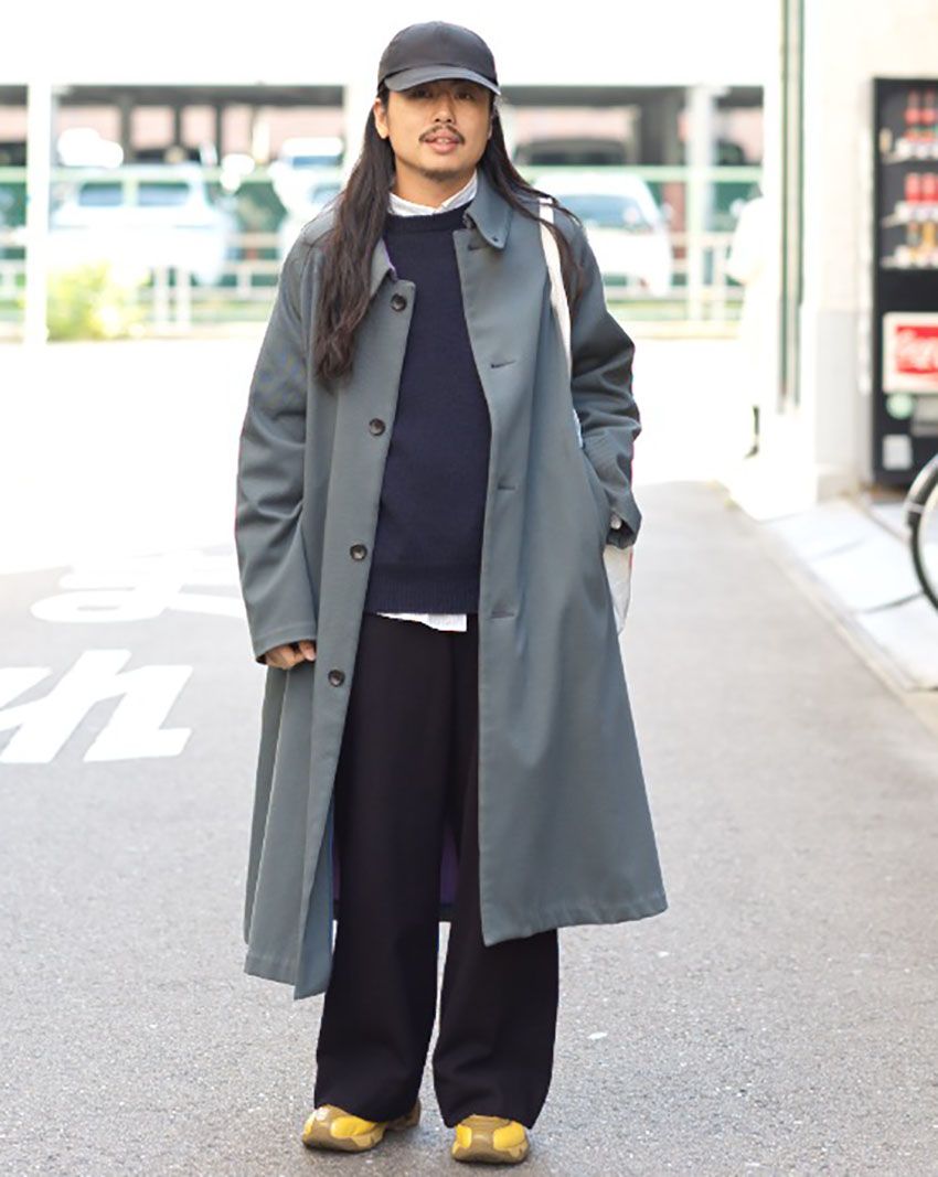 ロングコートでもお利口になりすぎない、ハズし上手な3人のコーデ集 - 4枚目の画像