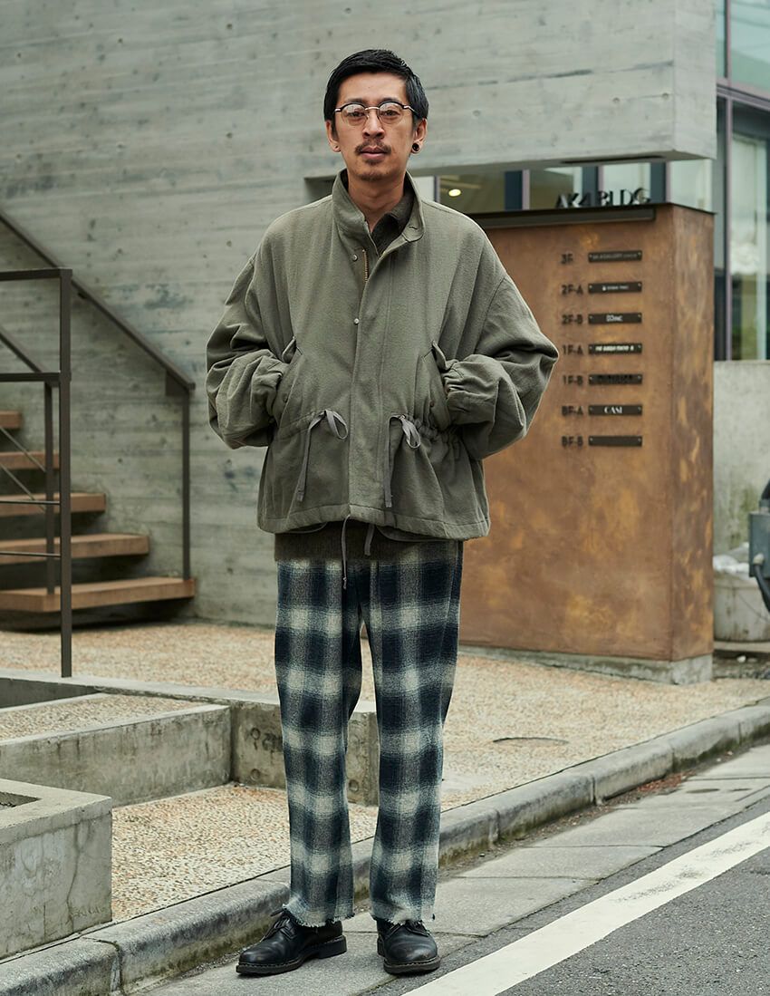 チェックパンツをパジャマに見せない。ポイントはトップスとのカラーリンク！ - 5枚目の画像