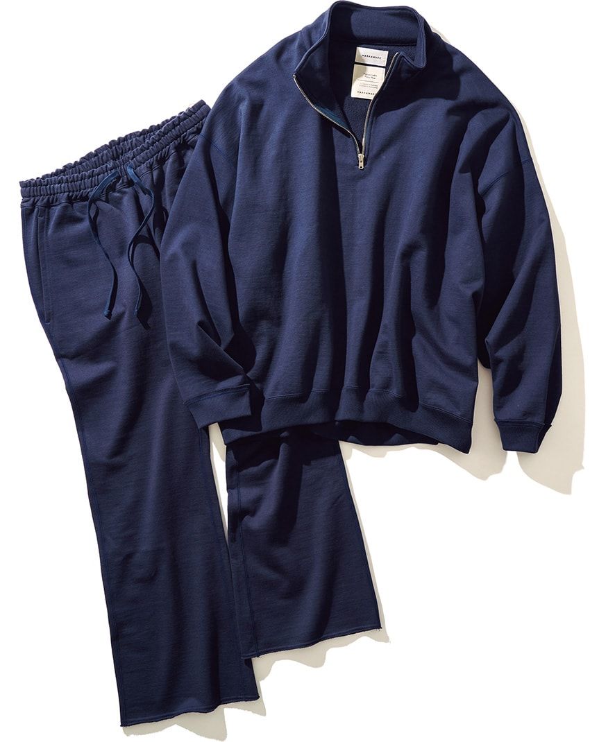 「このスウェットなら寿司屋もOK」寝間着感のない“上質ネイビー”をアネアデザイン代表がレコメンド - 3枚目の画像