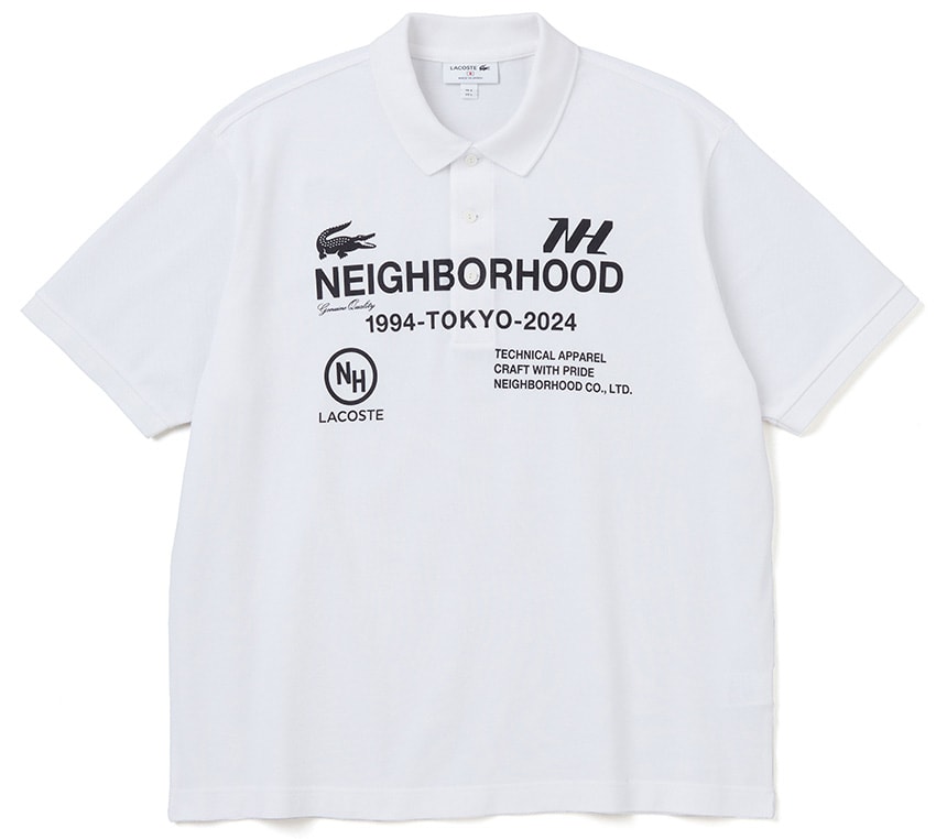 ラコステの永世定番アイテム「L.12.12ポロ」がネイバーフッドとコラボ
